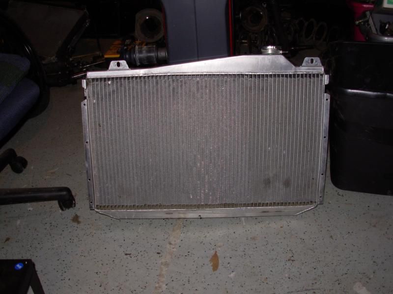 Griffin Radiator with Adrenaline Shroud and twin Spal fans Toyota